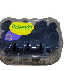 moras en una caja de plástico